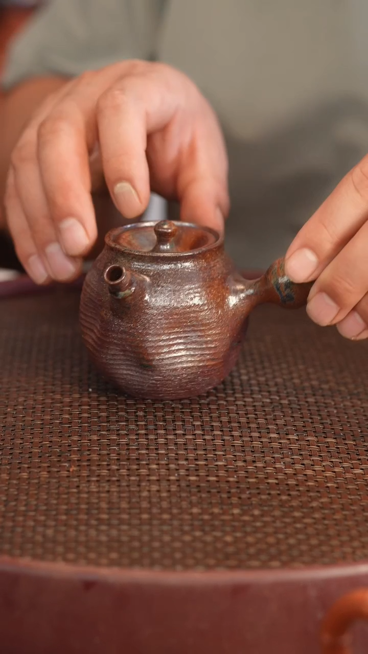茶壶紫砂原矿手工制作28