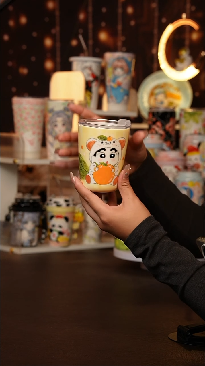 (玉泥）景德镇手工手绘文创陶瓷杯