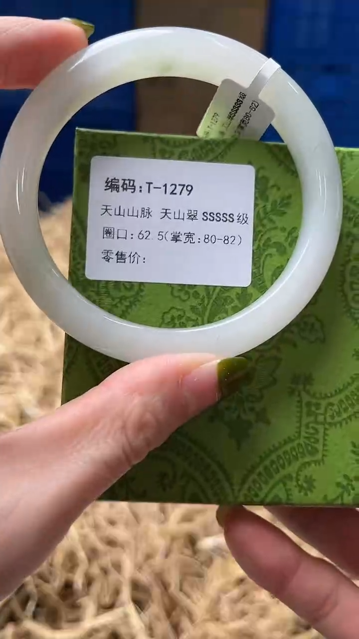未镶嵌手镯石英质玉T1279