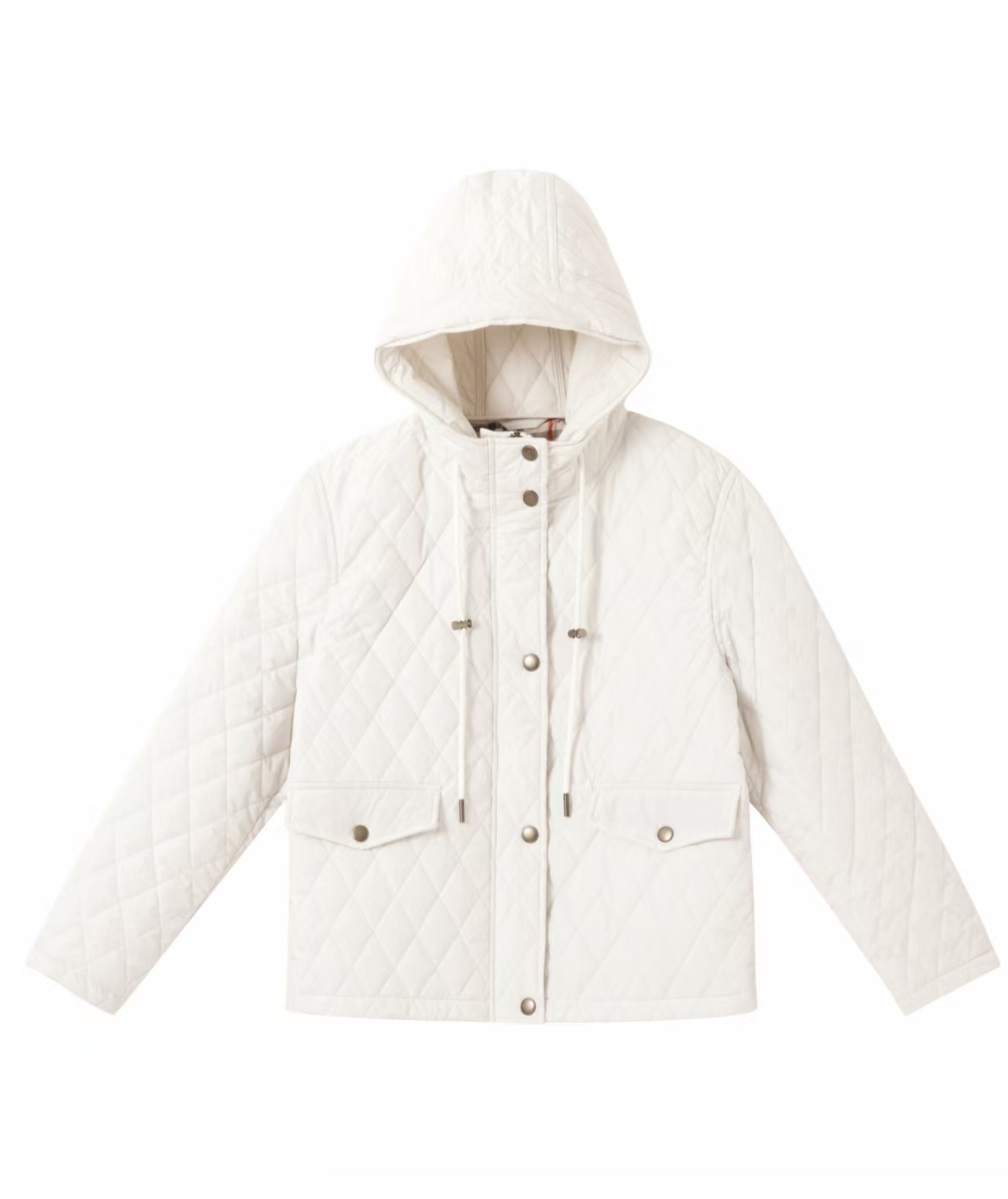  女款秋冬  新雪丽3M棉绗缝保暖连帽棉服外套