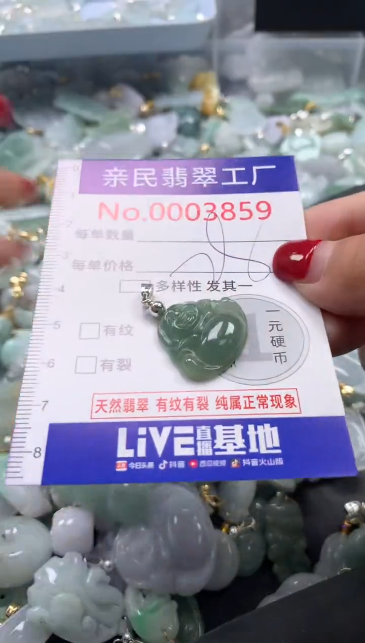 颈饰未镶嵌翡翠3859