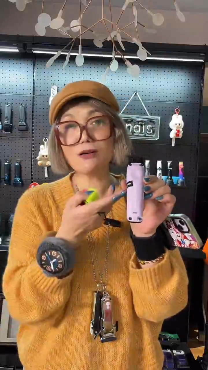 圆头款DT雕刻紫色