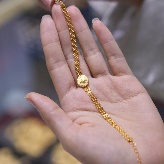 【巧玲专属】足金999女王牌手链 经典时尚百搭 7.72