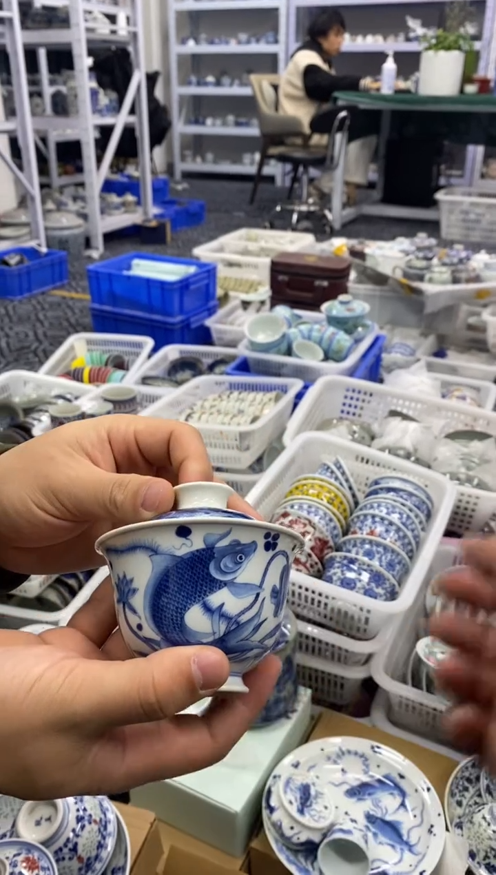 摆件陶景德陶瓷茶具容量约150