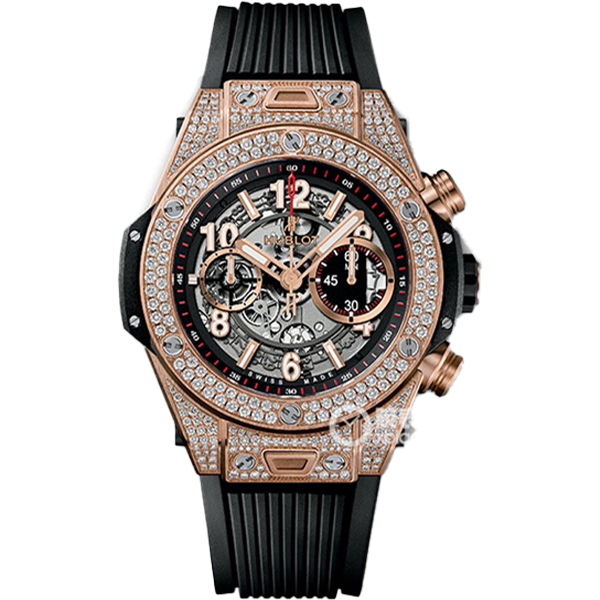 99新 Hublot/宇舶表 老佛爷/宇舶411/自动机械/18年全套/45mm