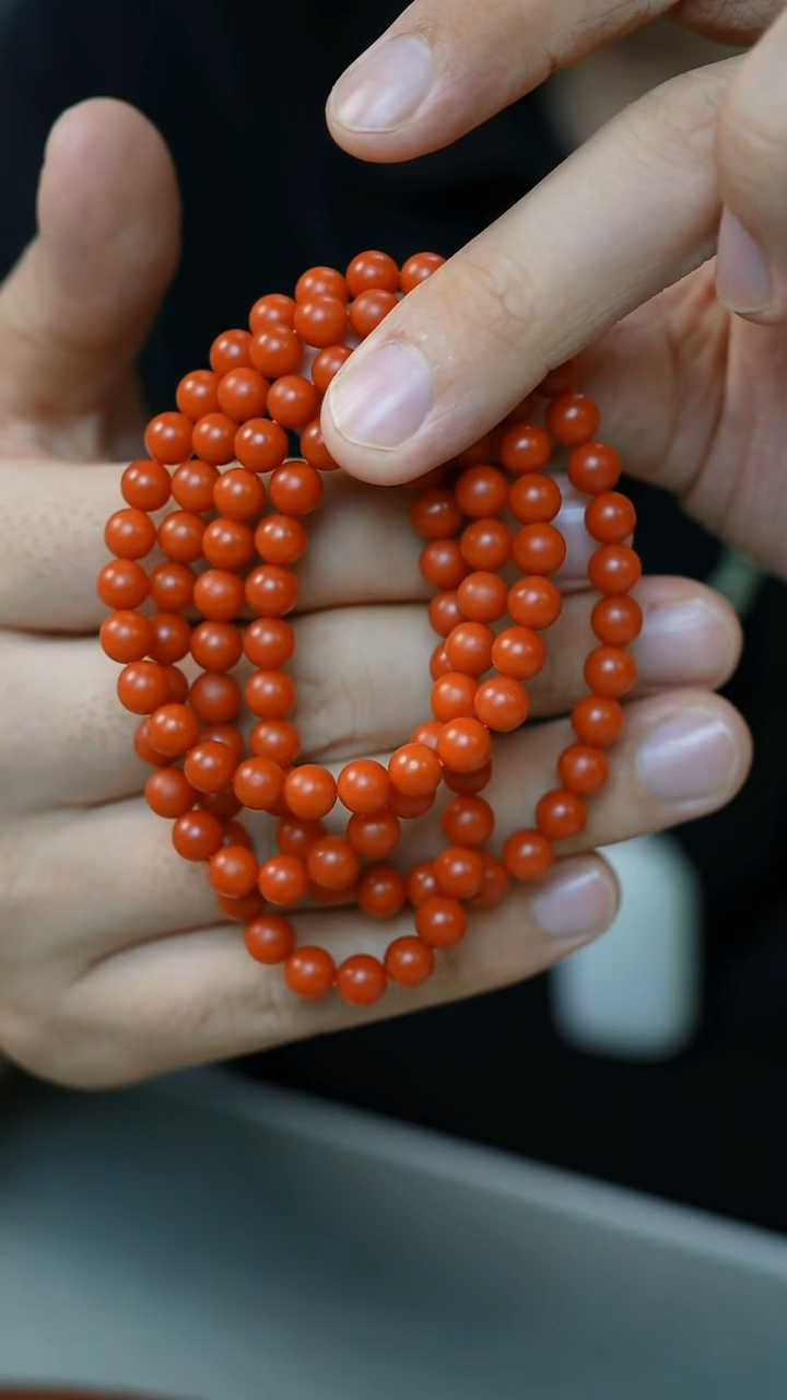 颈饰未镶嵌南红玛瑙27号-7mm珠串/GG/9