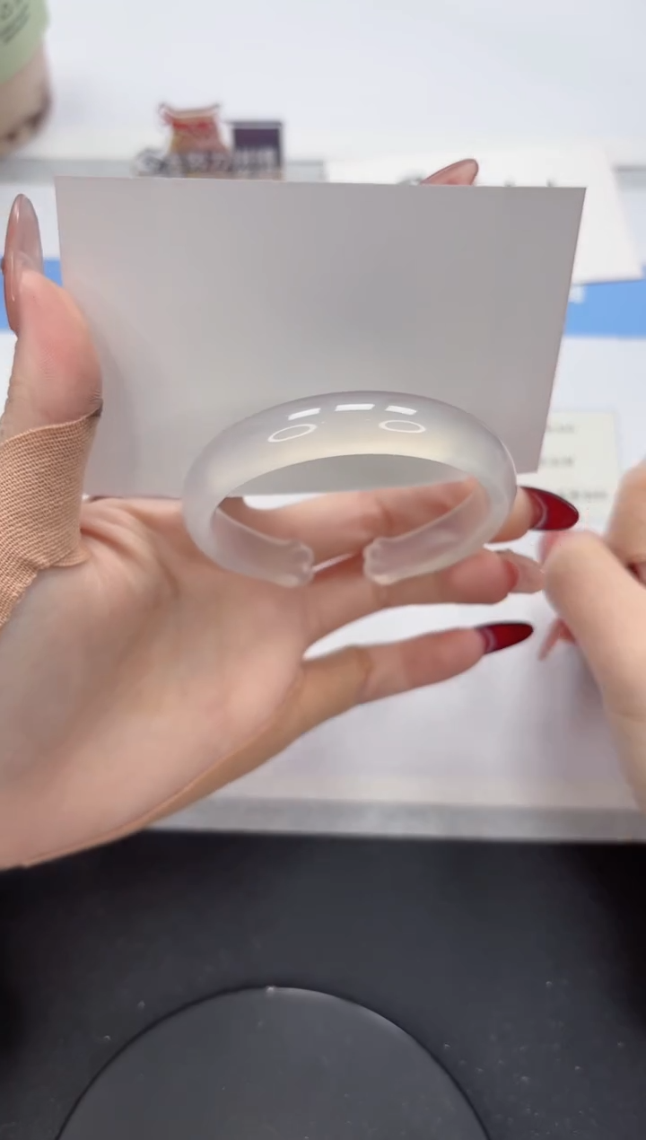 【闪购商品】石英质玉手镯未镶嵌A203-54.6