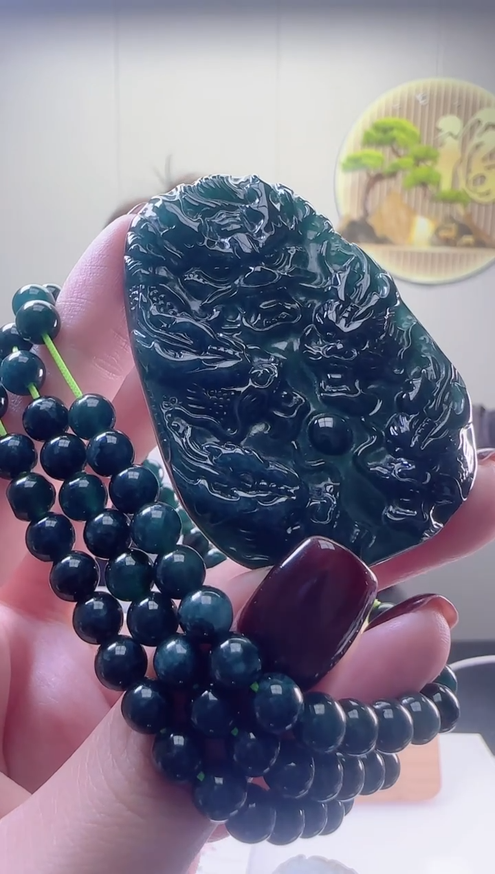 颈饰未镶嵌翡翠多样性随机发其一