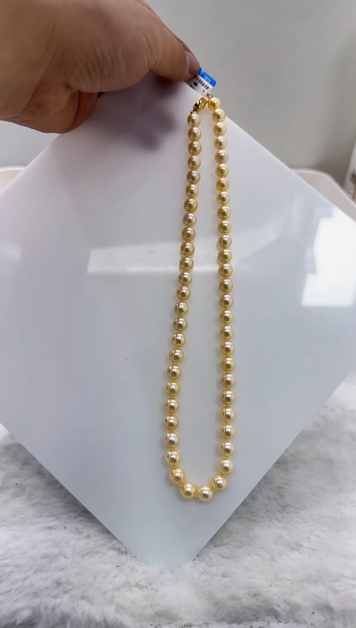 【闪购商品】海水珍珠DA未镶嵌羽皇金7 t877