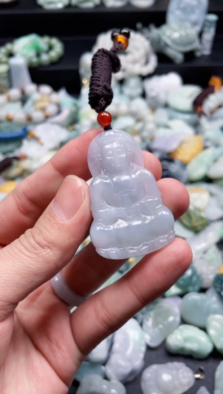 翡翠未镶嵌颈饰天然翡翠a货