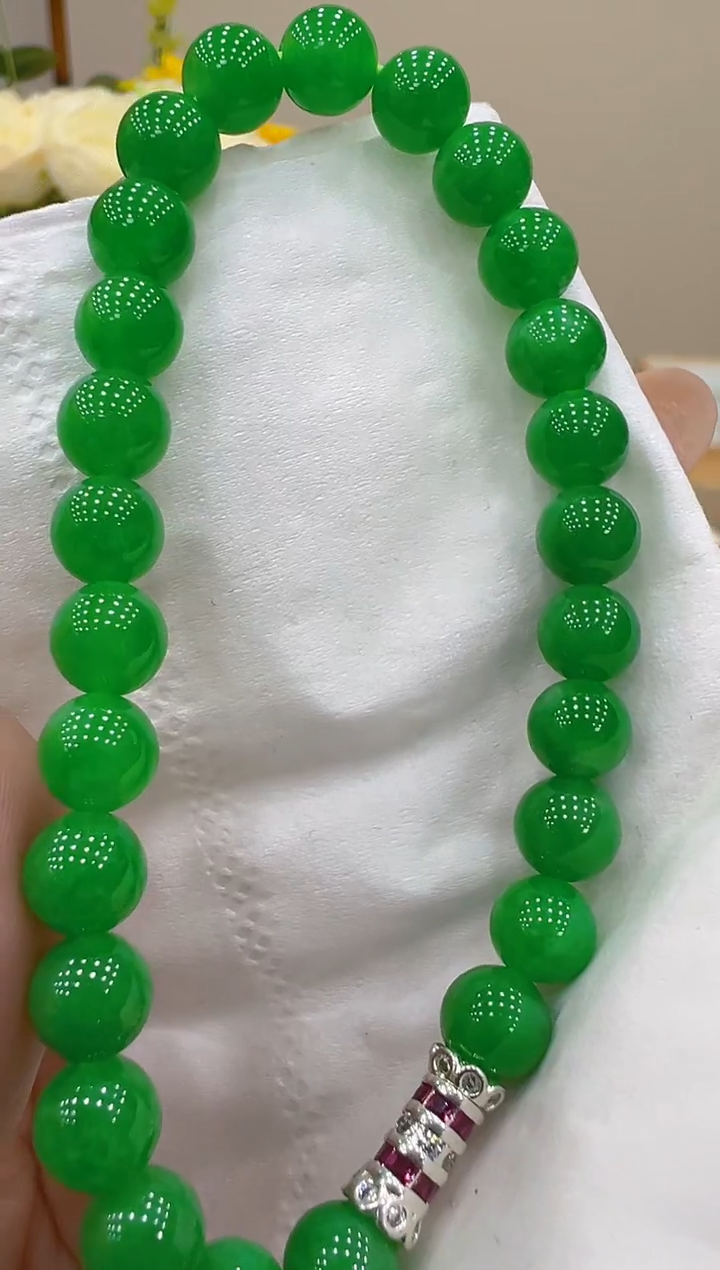 未镶嵌手串翡翠木*       