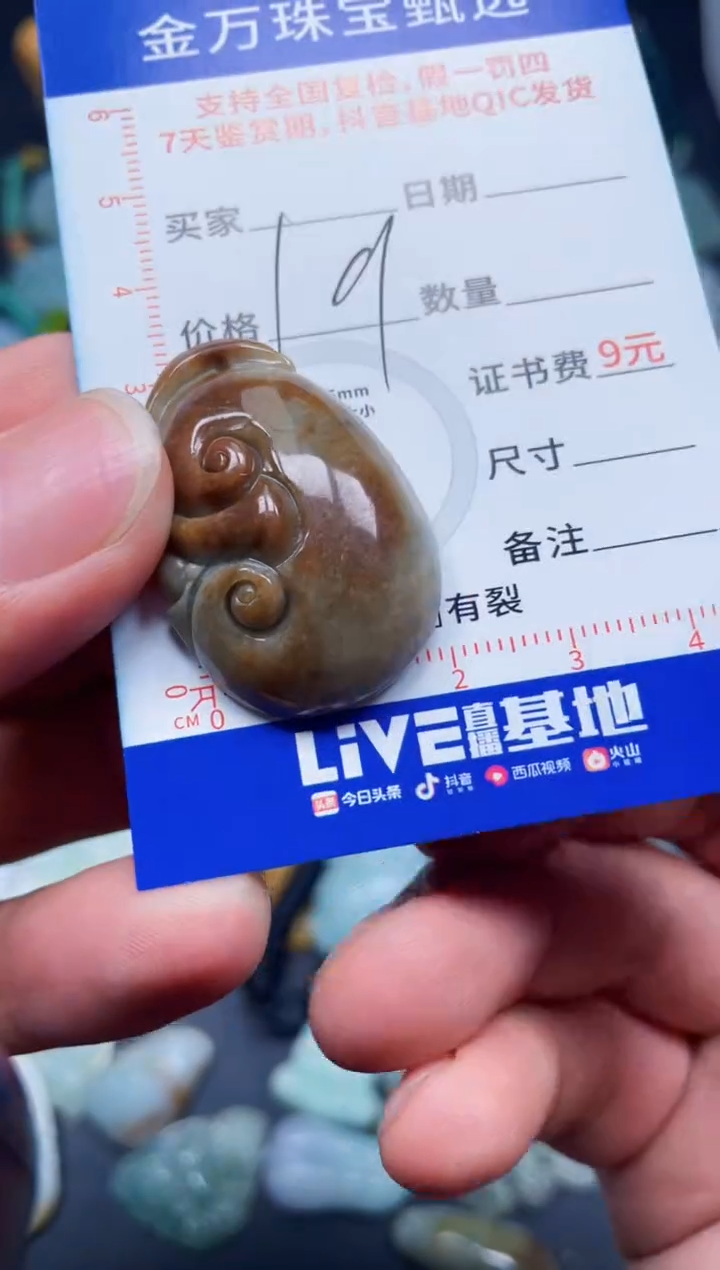 【闪购商品】翡翠颈饰未镶嵌天然翡翠a货