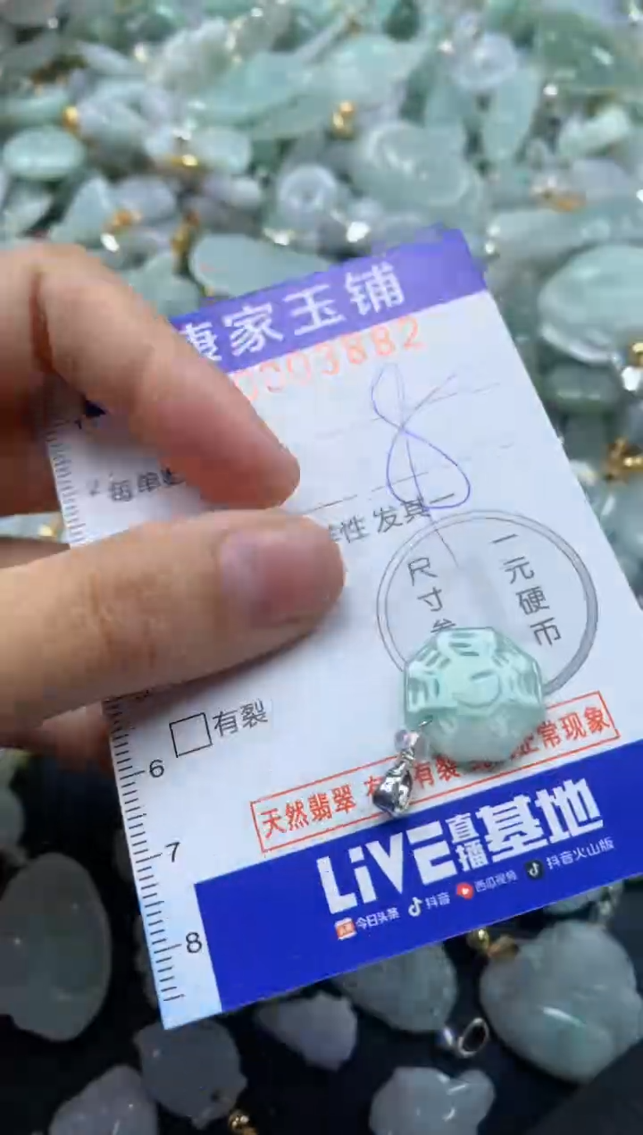 颈饰未镶嵌翡翠3882