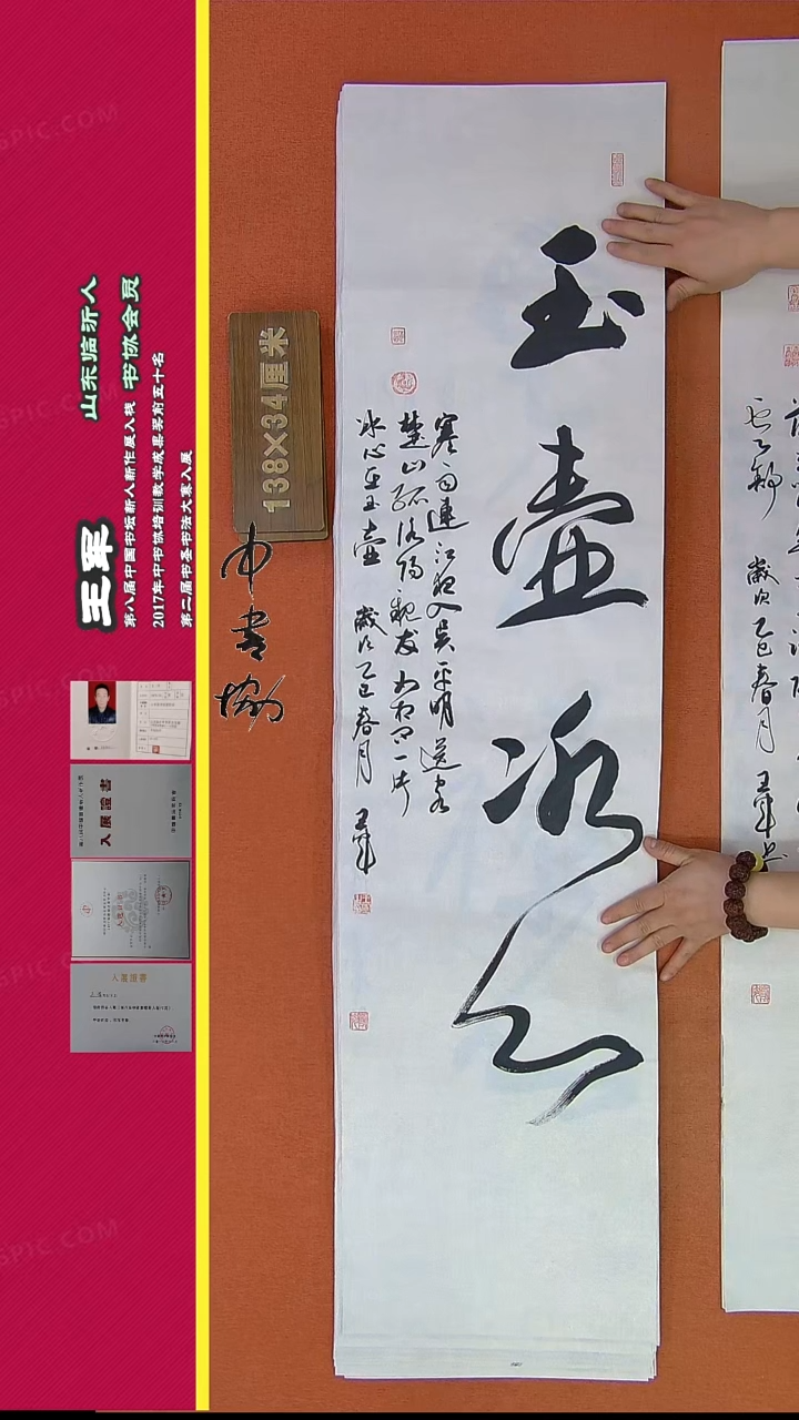 【闪购商品】书法495王军书法精品作品