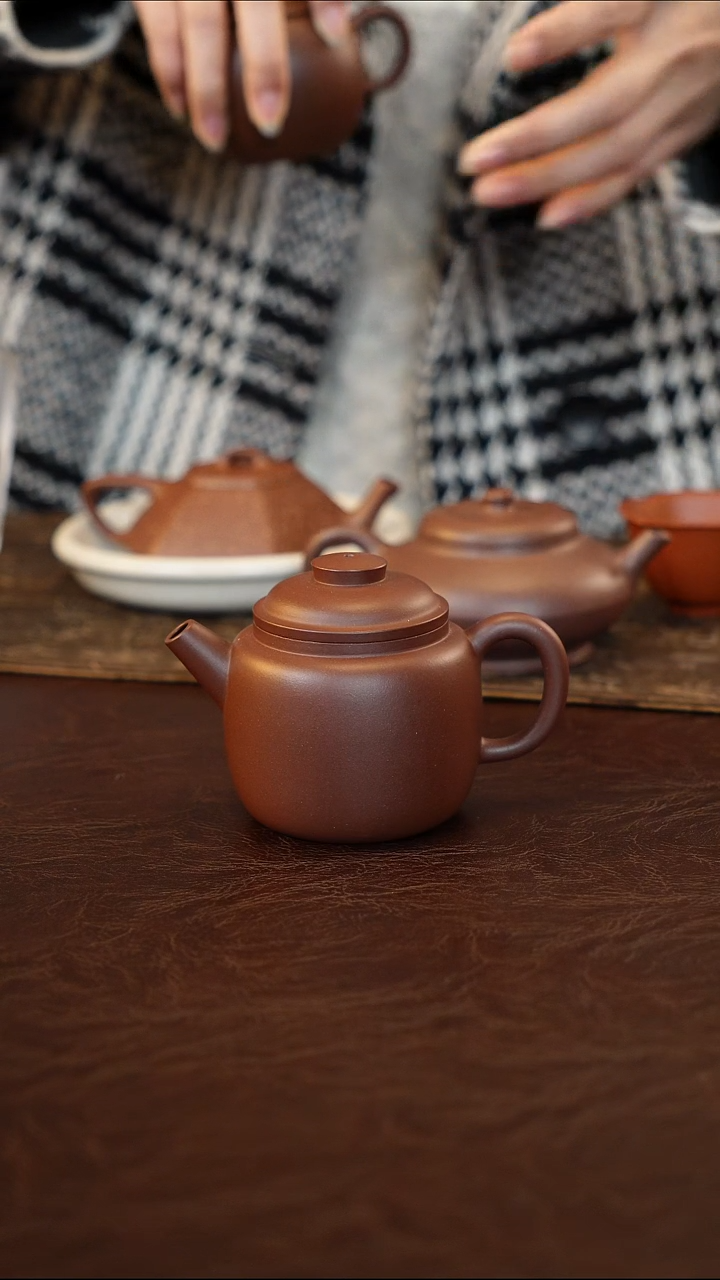 茶壶紫砂精工半手巨轮