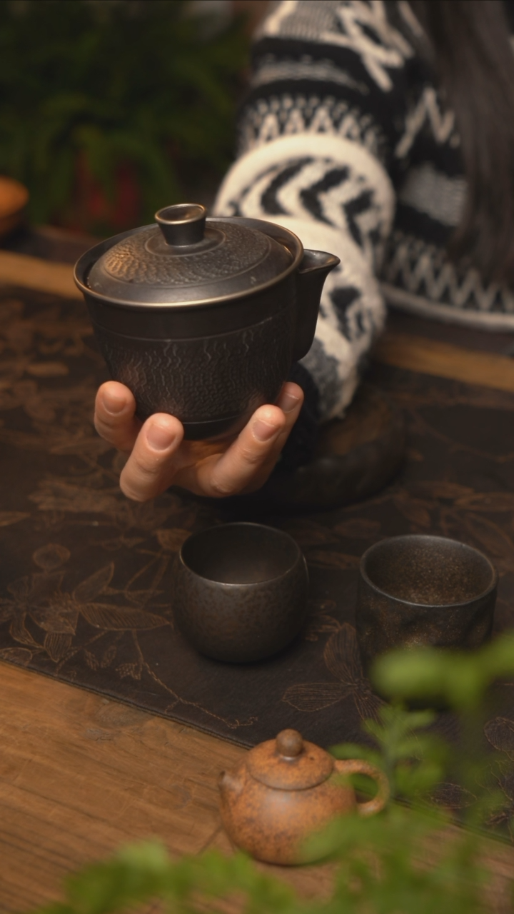 【闪购商品】摆件陶瓷茶壶茶具茶器020710