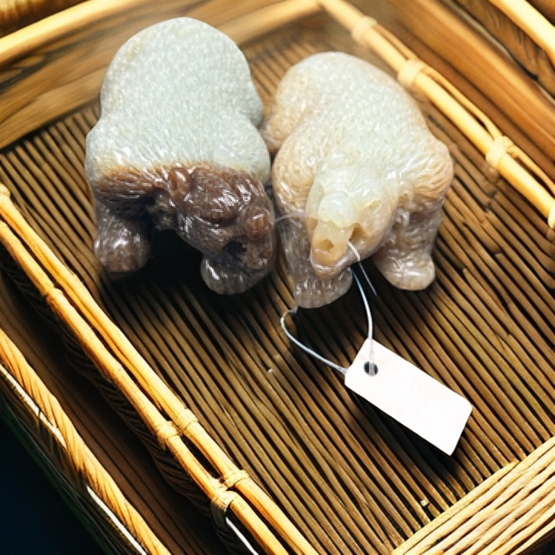 保真和田玉雄霸天下时尚吊坠百搭精雕拍一发一手工精致气质