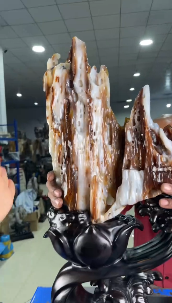 【闪购商品】硅化玉摆件未镶嵌32