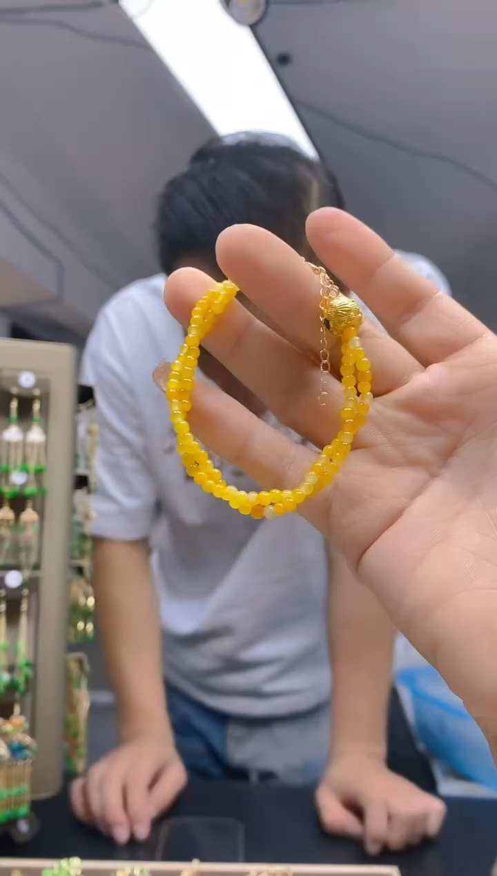 【闪购商品】翡翠耳饰合金0148翡翠手链