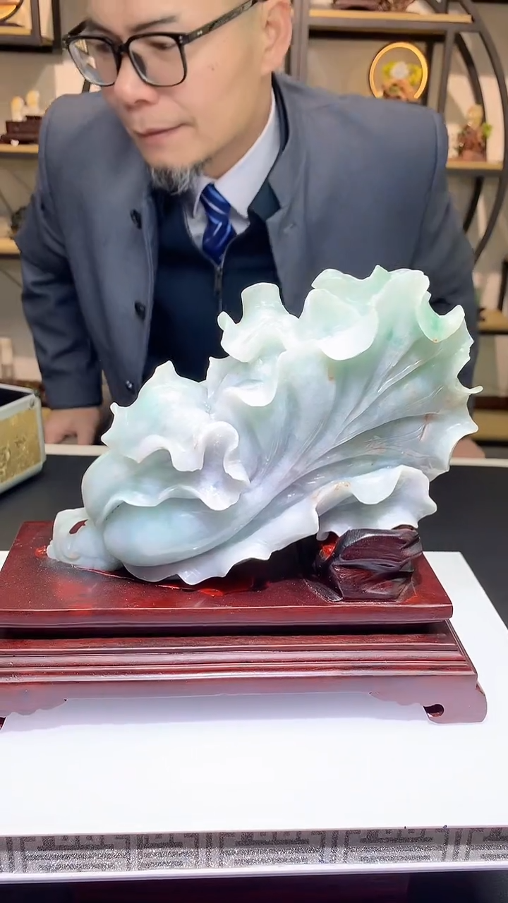 【闪购商品】定制翡翠未镶嵌1063hm-毛货摆件27
