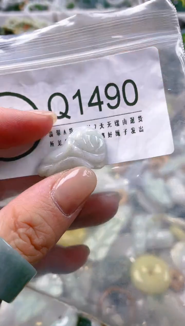 【闪购商品】翡翠颈饰未镶嵌/Q/翡翠A货一图一物