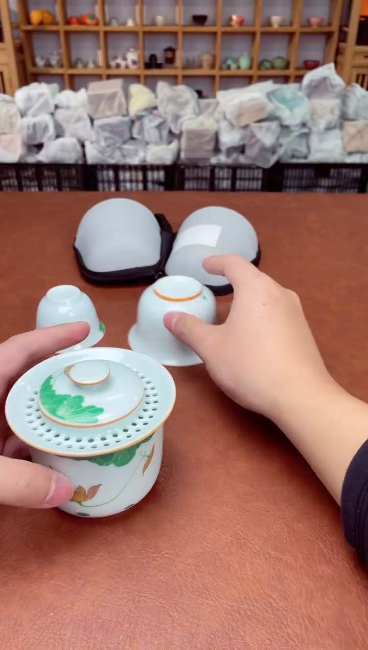 【闪购商品】摆件高端瓷器易仟杯茶器