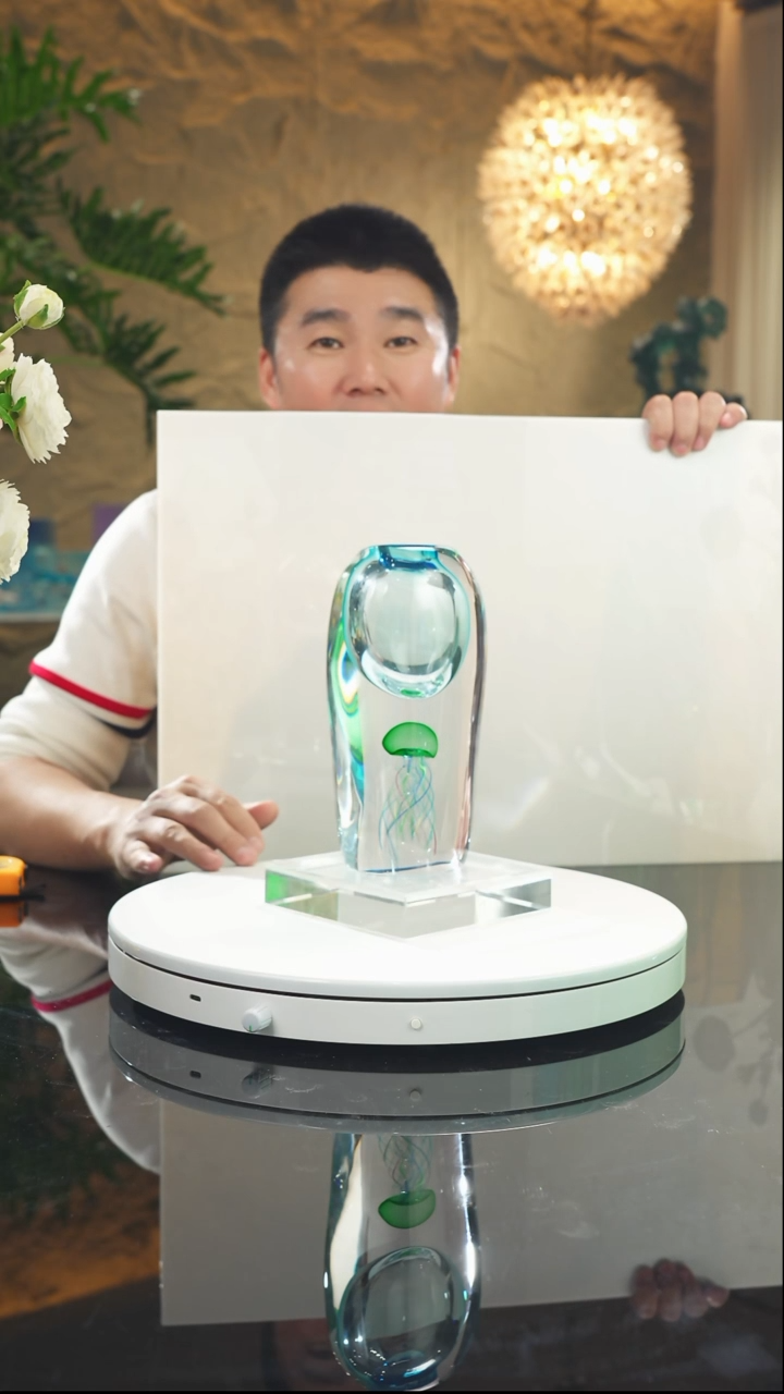 【闪购商品】瓷片福利水母花瓶香薰瓶摆件