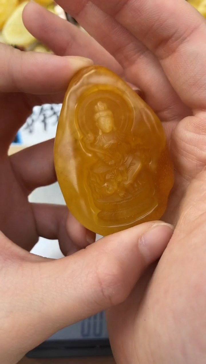 裸石琥珀未镶嵌天然琥珀蜜蜡