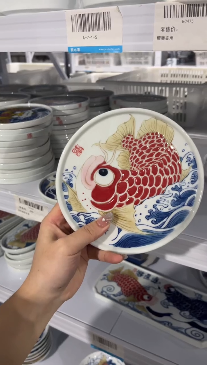 昨明手绘壶承（微瑕价格）