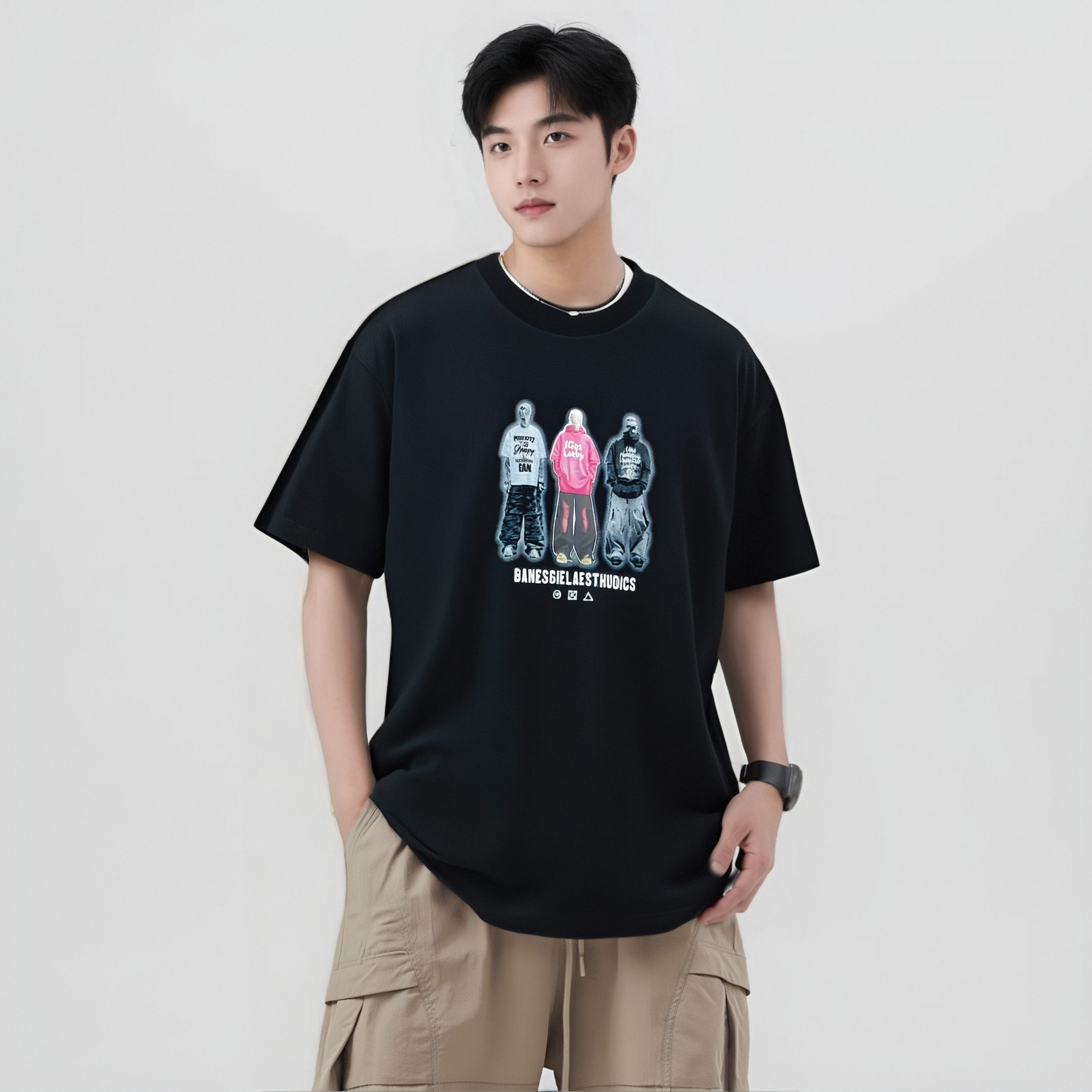 儿童装短袖T恤夏季男童夏装2025新款夏季 SNS-002 少年说