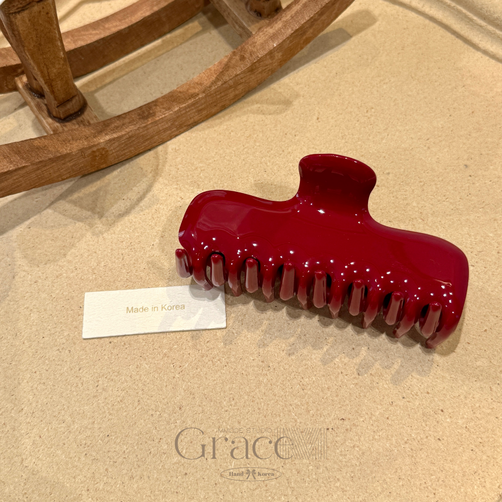 「ins博主系列-红帆」韩国25春夏百搭大抓夹鲨鱼夹后盘发夹