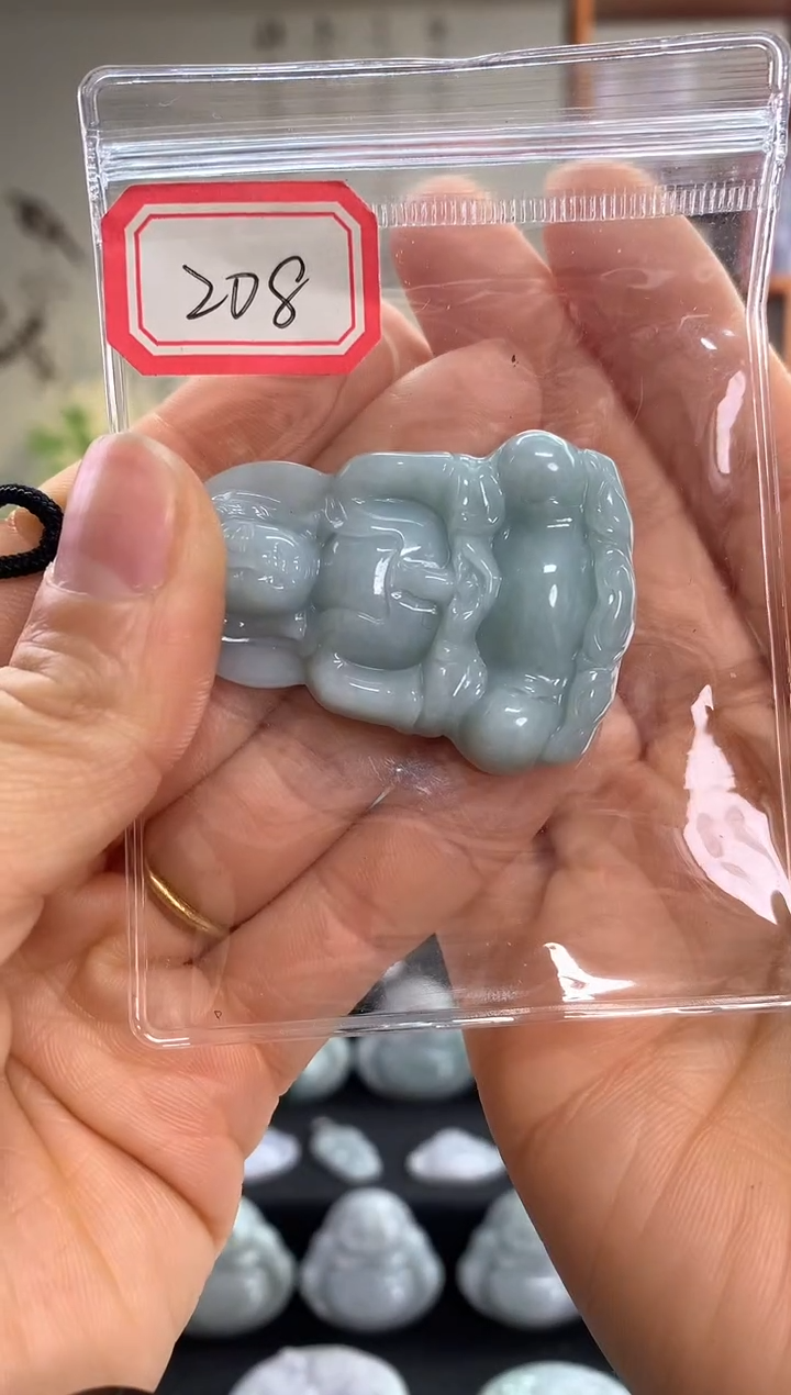 【闪购商品】翡翠颈饰未镶嵌观音 208多样性发一件