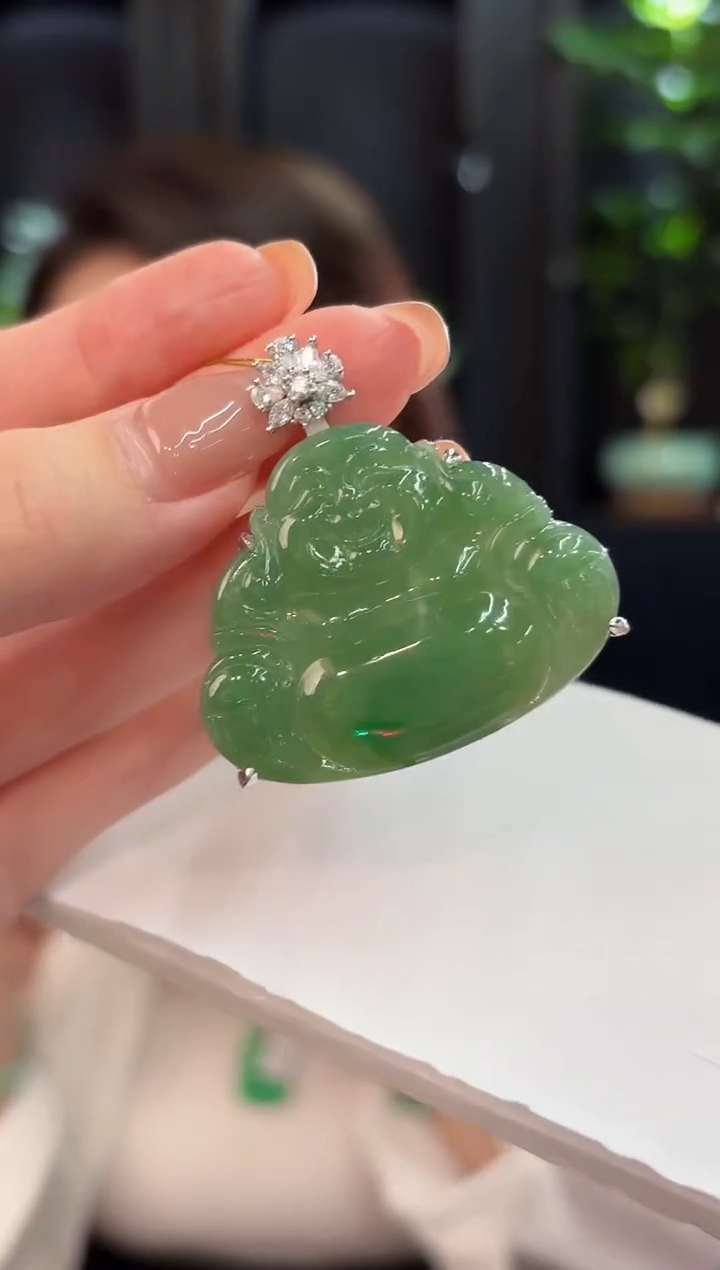 吊坠(不含链)未镶嵌翡翠 缅甸A货/支持复检/一件