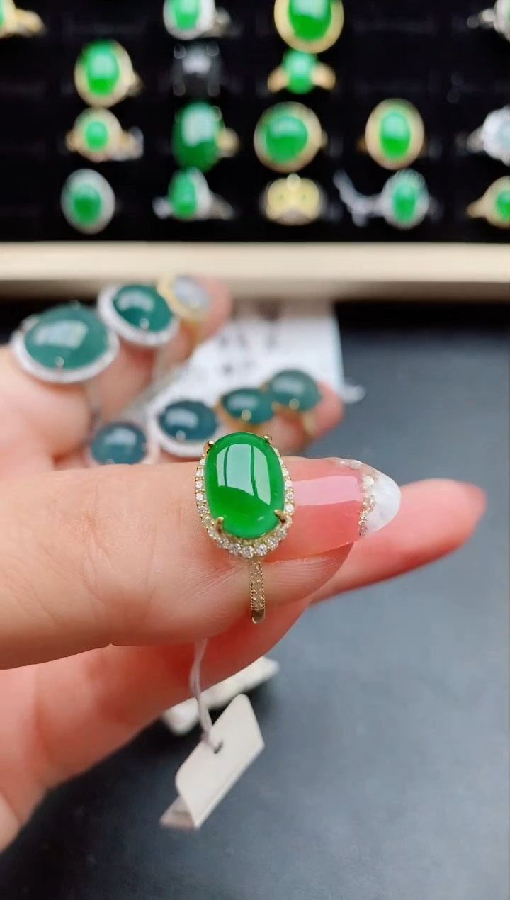 【闪购商品】翡翠戒指银S925镶嵌121212