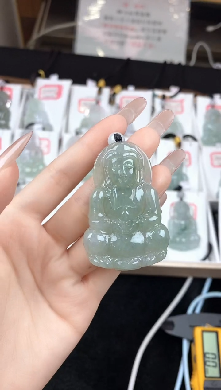 翡翠未镶嵌颈饰Y5C006翡翠厚装平安扣