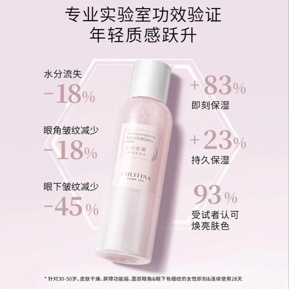 CHLITINA/克丽缇娜四抗系列高保湿彭彭水20ml+紧颜乳10ml（体验装）