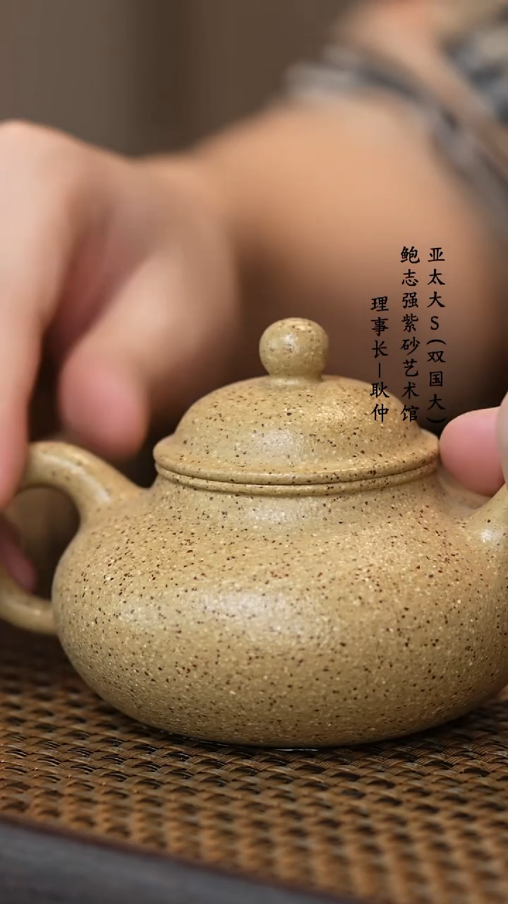 【闪购商品】紫砂茶壶艾叶绿  容天