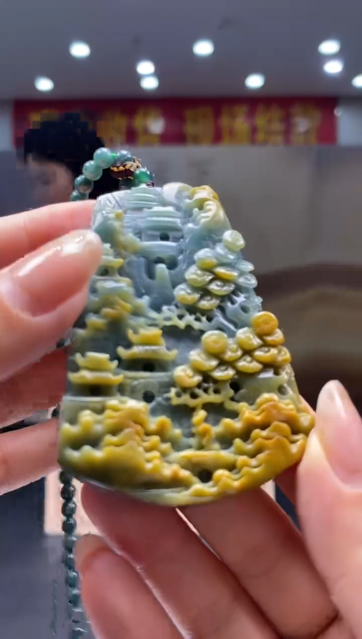 【闪购商品】翡翠未镶嵌颈饰********124