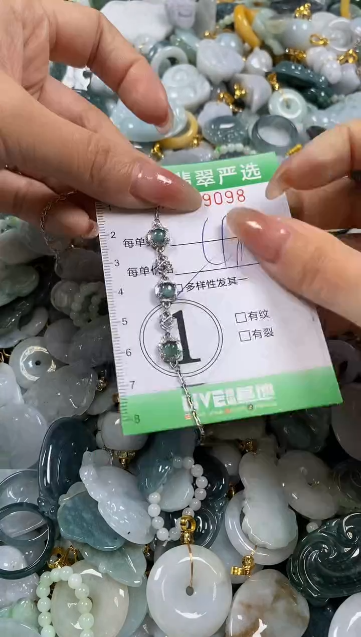 【闪购商品】翡翠颈饰未镶嵌闪购0129098多样性发其一