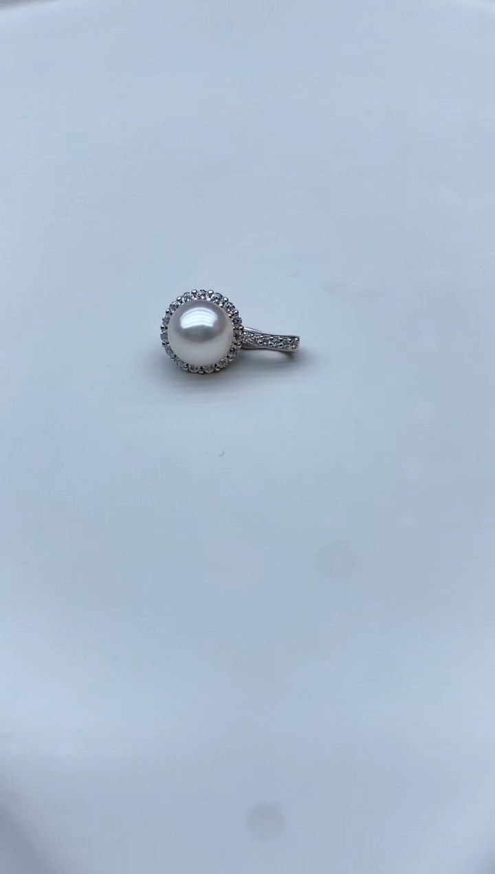 【闪购商品】海水珍珠颈饰银S925镶嵌7-8mm