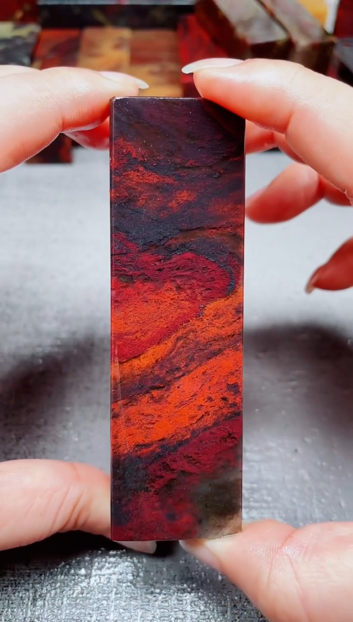 玉桂林鸡血玉素章--20