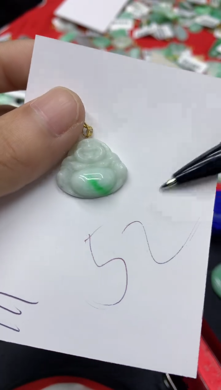 【闪购商品】翡翠颈饰18K金镶嵌翡翠