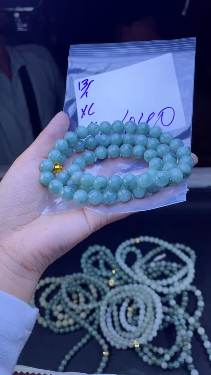 【闪购商品】定制翡翠未镶嵌珠串