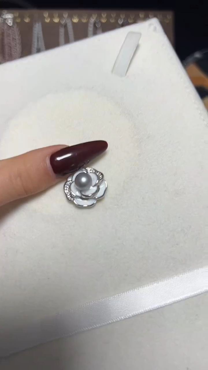 吊坠(不含链)钛钢淡水珍珠永丽严选