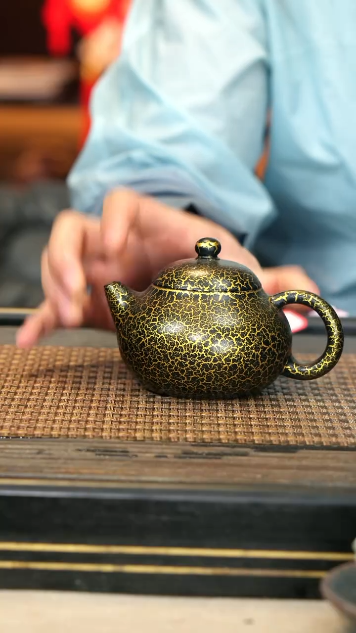 紫砂壶ZCJ57 《文旦》黑金