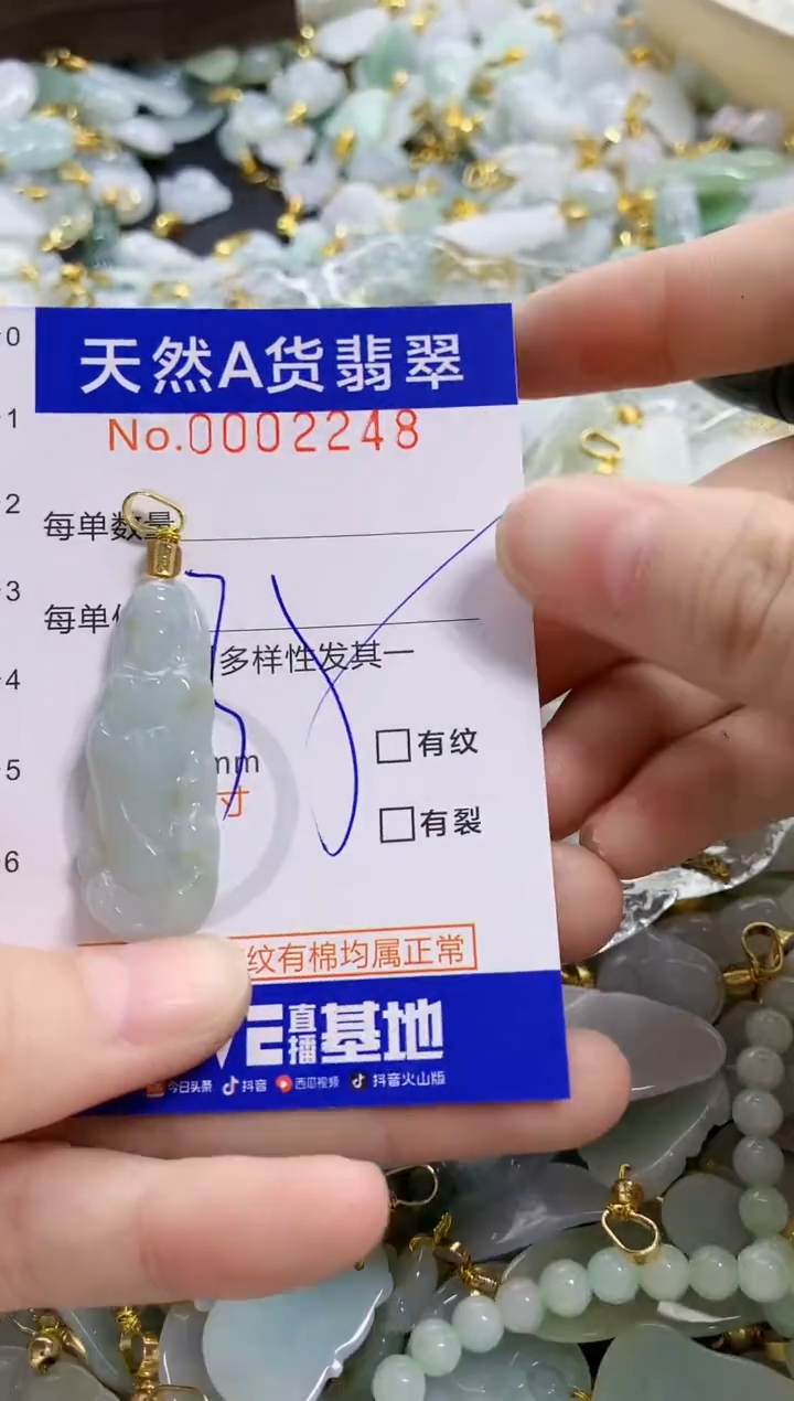 颈饰未镶嵌翡翠天然A货翡翠