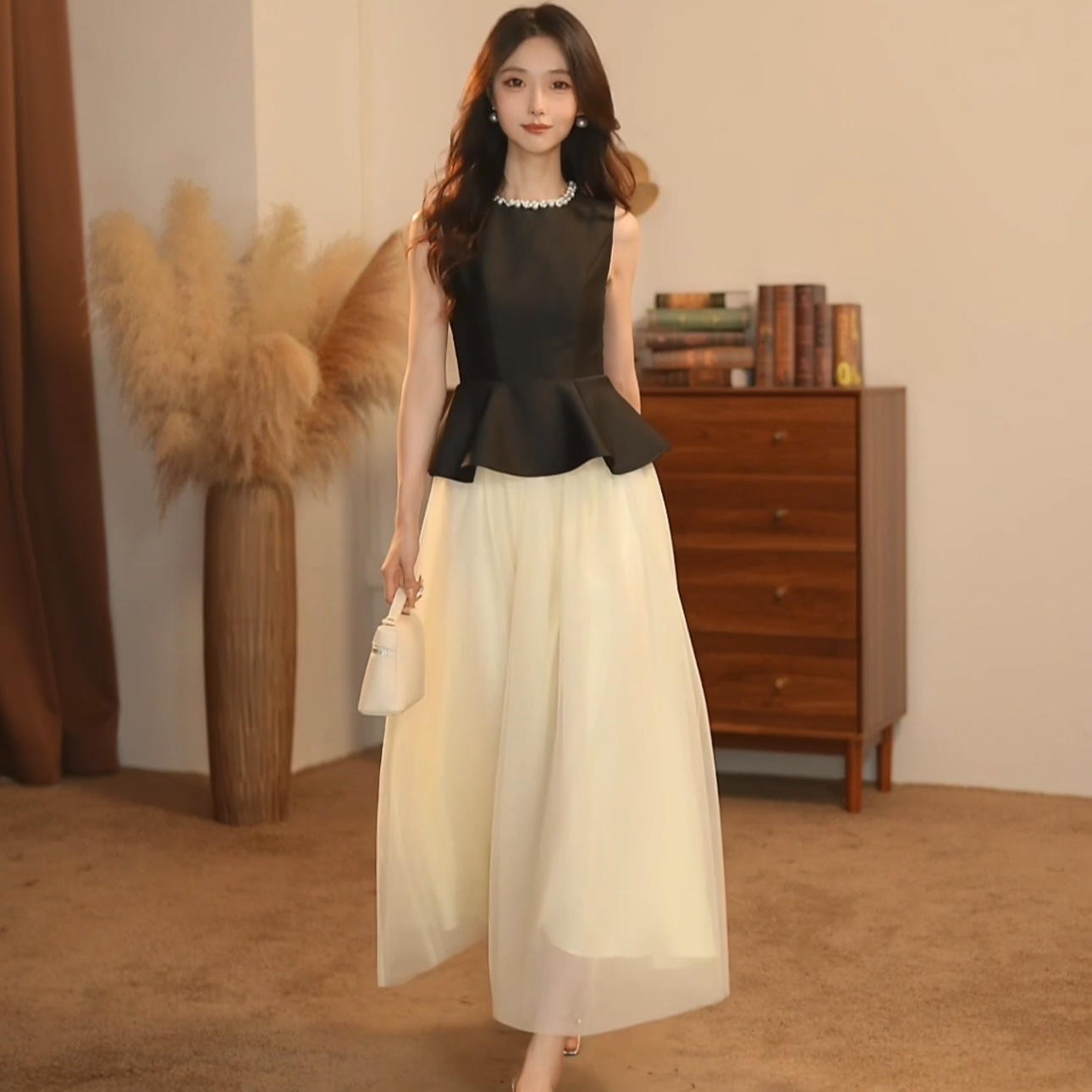 【大金】夏季新款日常高定法式修身显瘦连衣裙-YL20239