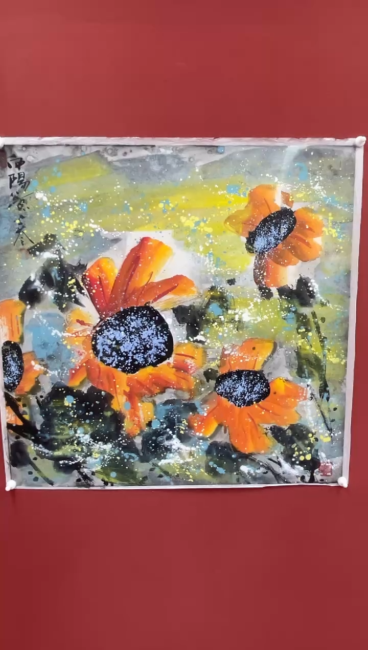【闪购商品】国画刘士苓4平尺画作积色9