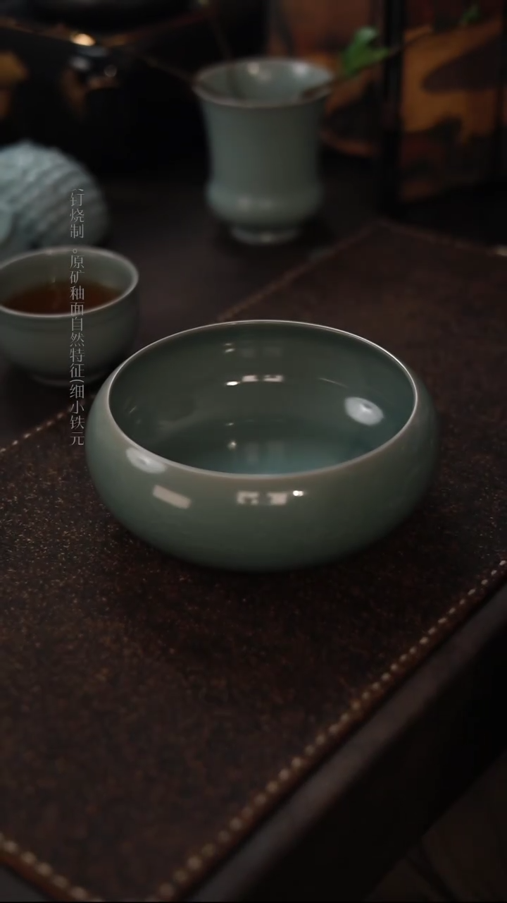 【闪购商品】杯一级品青绿仿古小号水盂