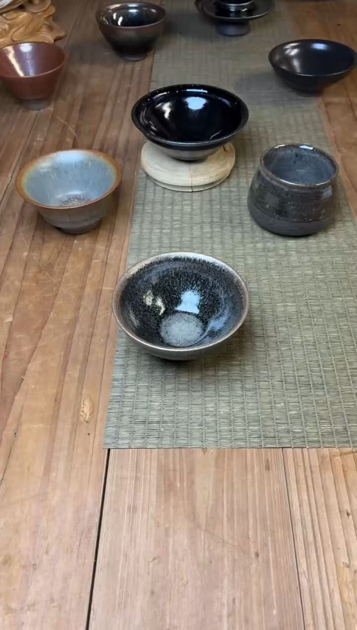 茶盏松风渡柴烧甄选建盏